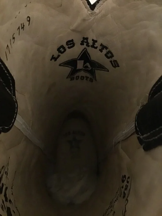 Los Altos Boots 9 1/2 EE PYTHON- Natural - Picture 7 of 15